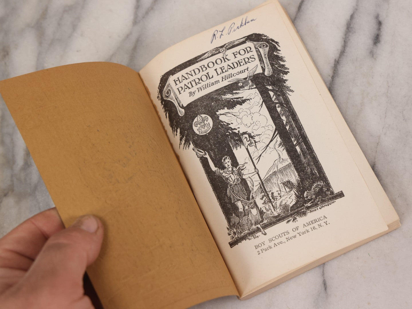 Lot 216 - Grouping Of Four Vintage Boy Scout Handbooks Published By Boy Scouts Of America