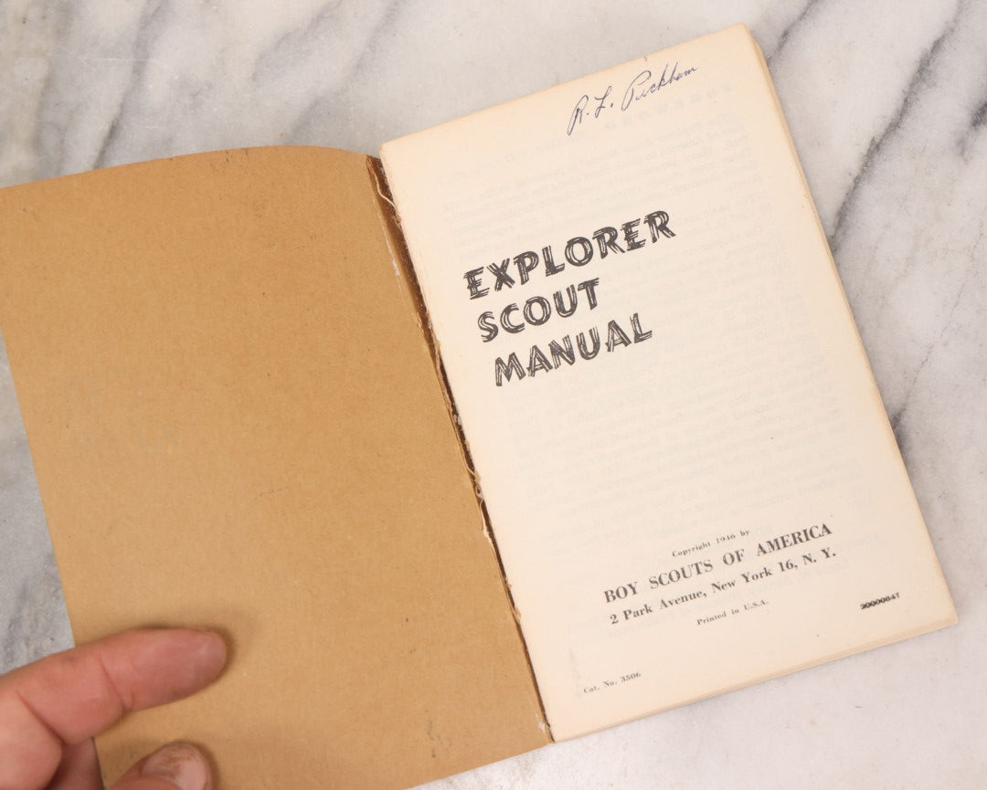 Lot 216 - Grouping Of Four Vintage Boy Scout Handbooks Published By Boy Scouts Of America