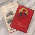Lot 217 - Pair Of Vintage And Antique Country Books Including "Historic Homes Of Cheshire County" And "Riley Farm-Rhymes"