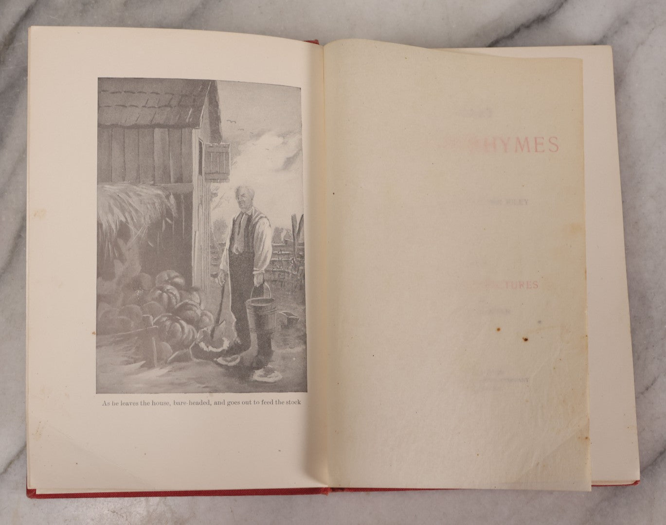 Lot 217 - Pair Of Vintage And Antique Country Books Including "Historic Homes Of Cheshire County" And "Riley Farm-Rhymes"