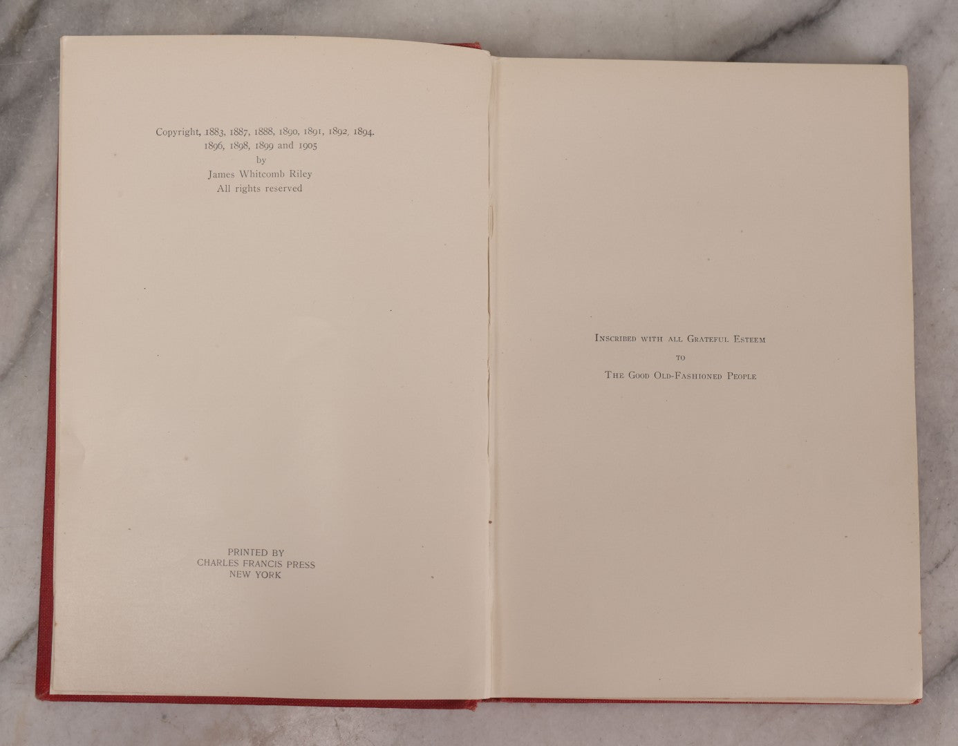 Lot 217 - Pair Of Vintage And Antique Country Books Including "Historic Homes Of Cheshire County" And "Riley Farm-Rhymes"