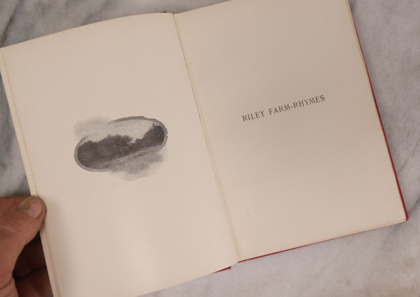 Lot 217 - Pair Of Vintage And Antique Country Books Including "Historic Homes Of Cheshire County" And "Riley Farm-Rhymes"