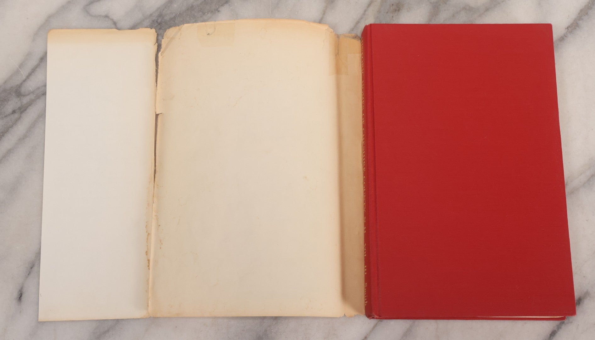 Lot 217 - Pair Of Vintage And Antique Country Books Including "Historic Homes Of Cheshire County" And "Riley Farm-Rhymes"