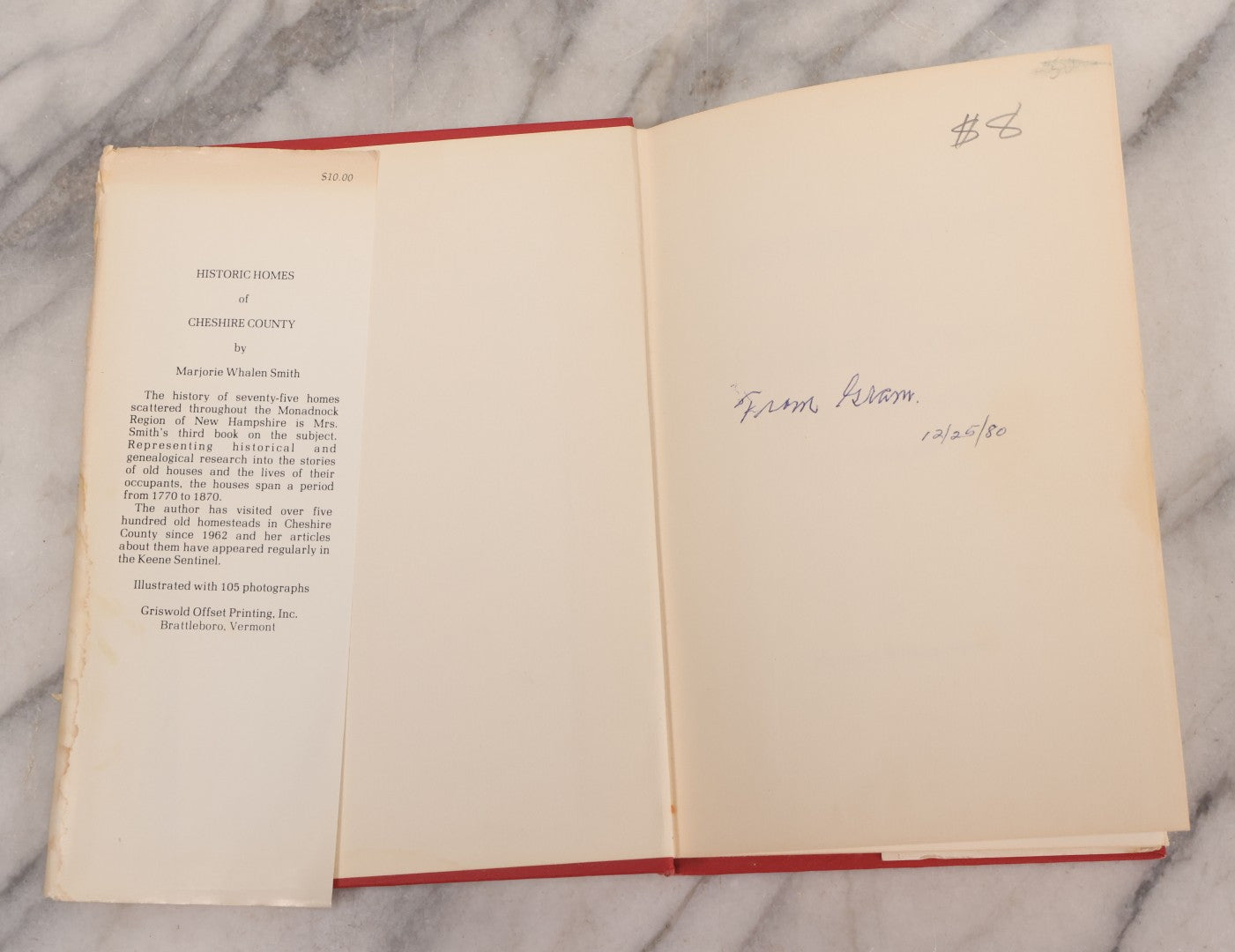 Lot 217 - Pair Of Vintage And Antique Country Books Including "Historic Homes Of Cheshire County" And "Riley Farm-Rhymes"