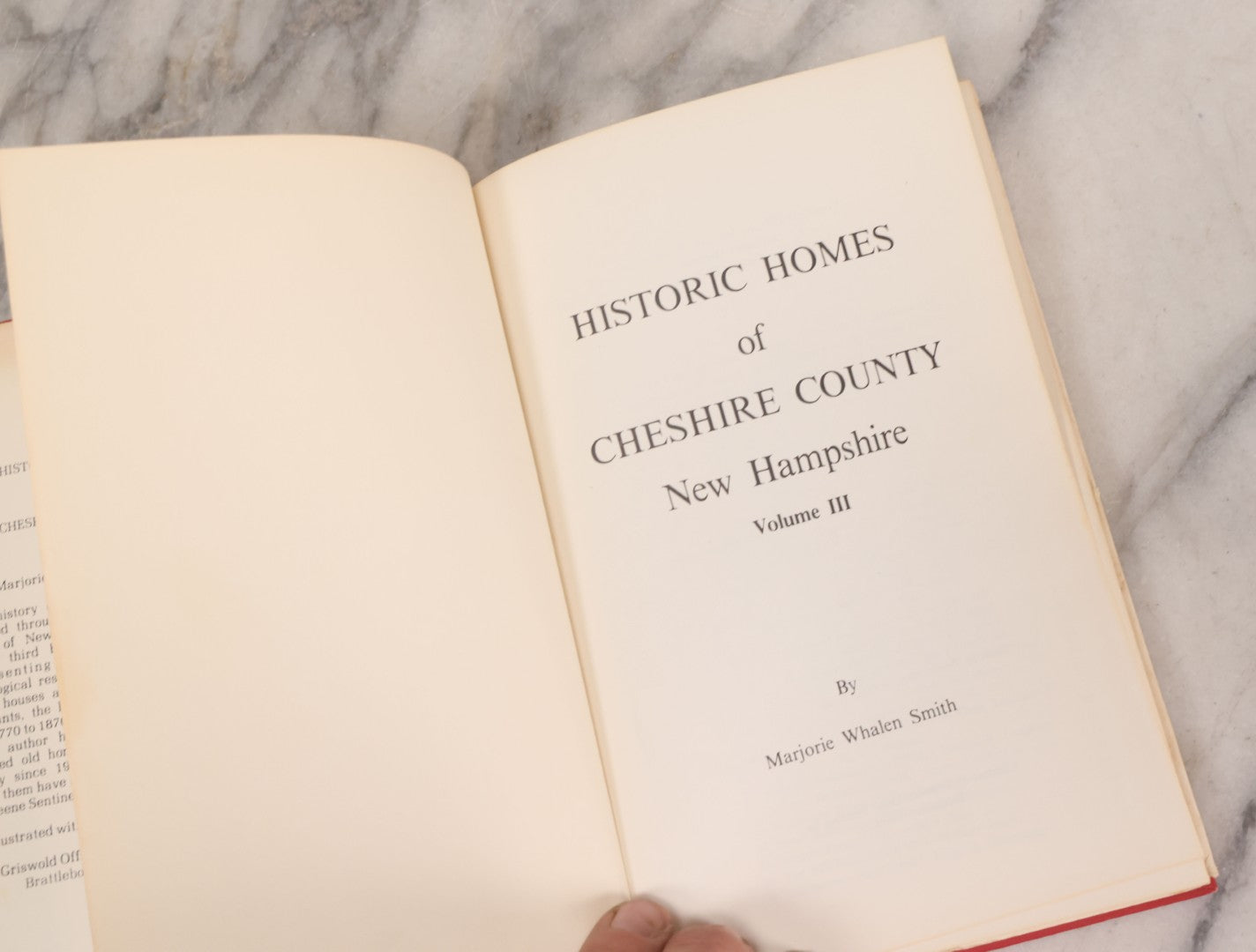 Lot 217 - Pair Of Vintage And Antique Country Books Including "Historic Homes Of Cheshire County" And "Riley Farm-Rhymes"
