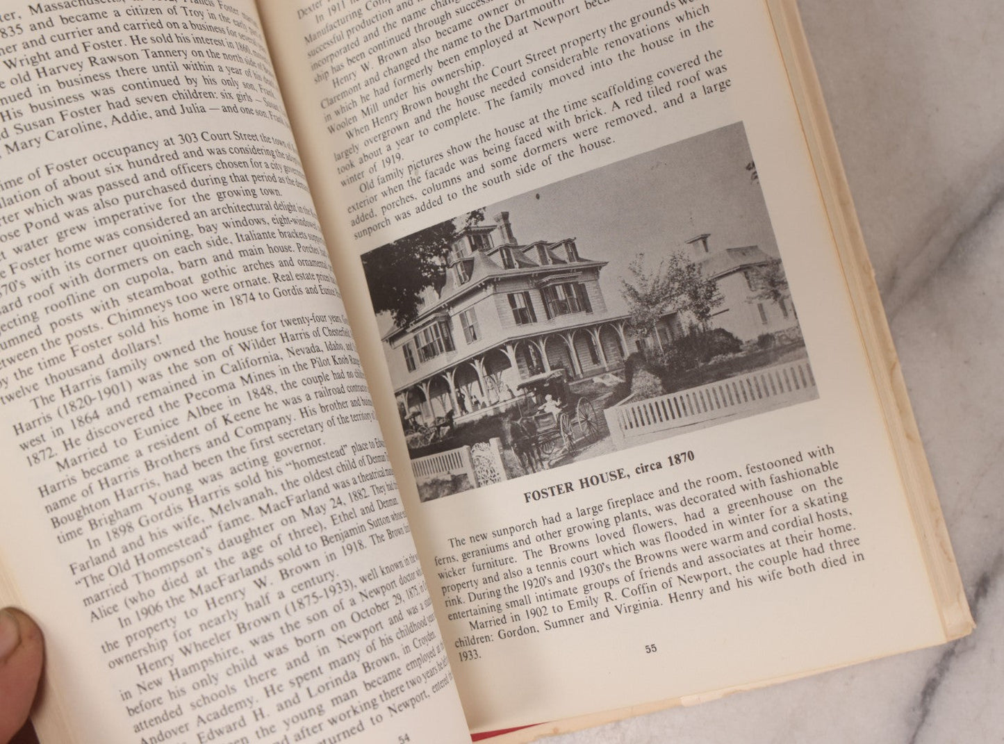 Lot 217 - Pair Of Vintage And Antique Country Books Including "Historic Homes Of Cheshire County" And "Riley Farm-Rhymes"