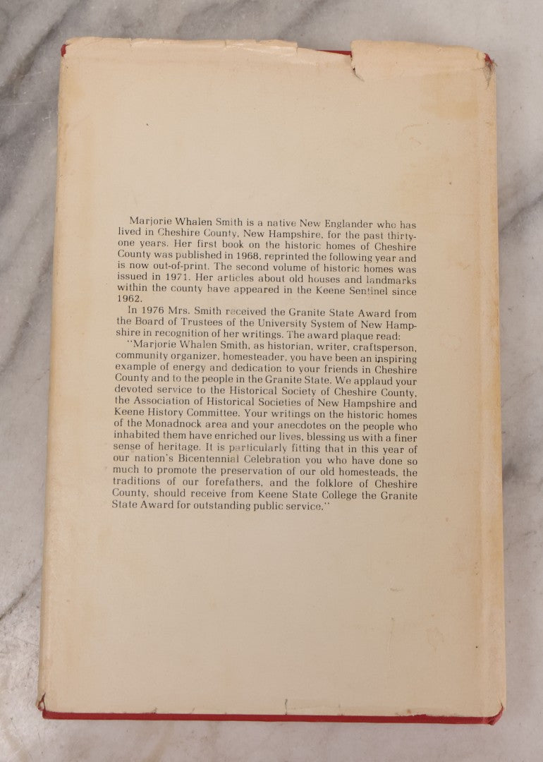 Lot 217 - Pair Of Vintage And Antique Country Books Including "Historic Homes Of Cheshire County" And "Riley Farm-Rhymes"