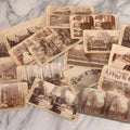 Lot 223 - Grouping Of 17 Antique Photographic Stereo Cards Including International Scenes From Turkey, Russia, Greece, And Domestic Travel Scenes From California And Yellowstone