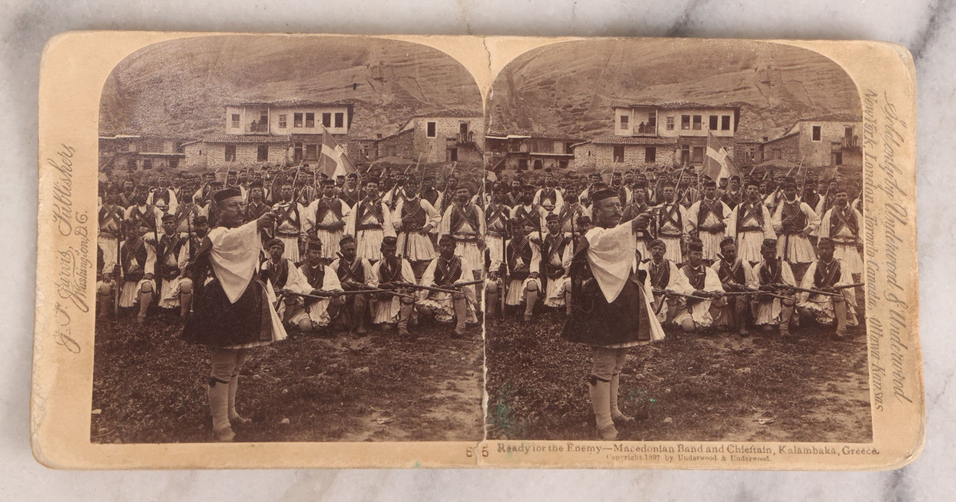 Lot 223 - Grouping Of 17 Antique Photographic Stereo Cards Including International Scenes From Turkey, Russia, Greece, And Domestic Travel Scenes From California And Yellowstone