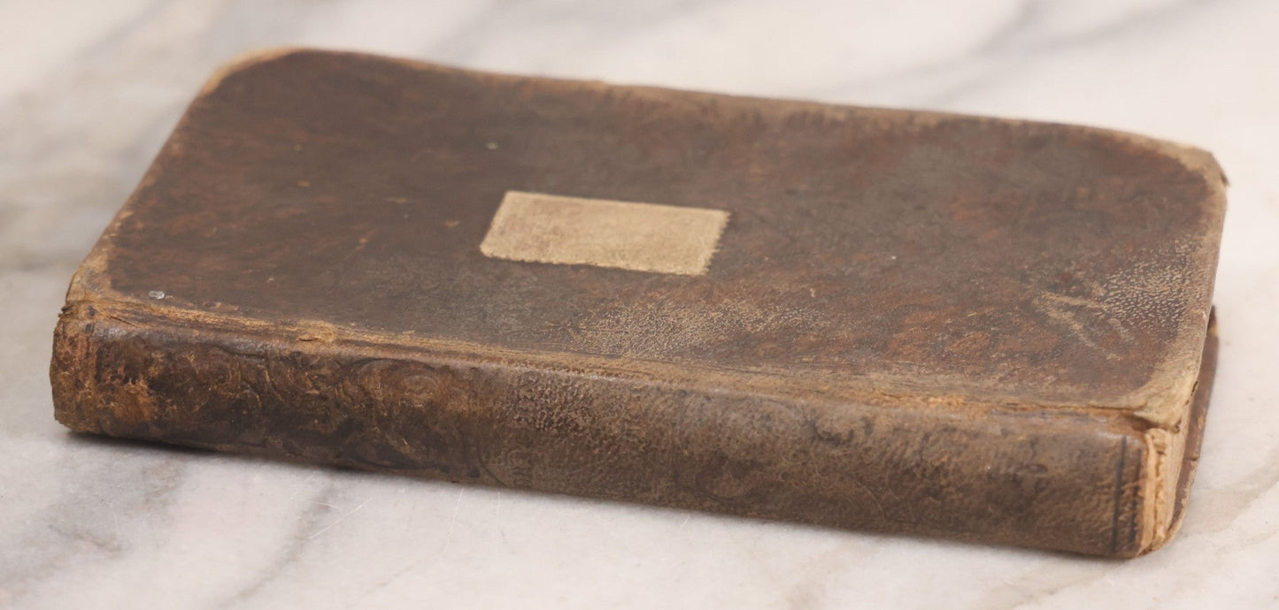 Lot 224 - "Oraciones Y Meditaciones Para El Santo Sacrificio De La Misa" ("Prayers And Meditations For The Holy Sacrifice Of The Mass") Antique Spanish Catholic Prayer Book Translated By Don Jose Antonio De La Valle, Published In Barcelona, 1823