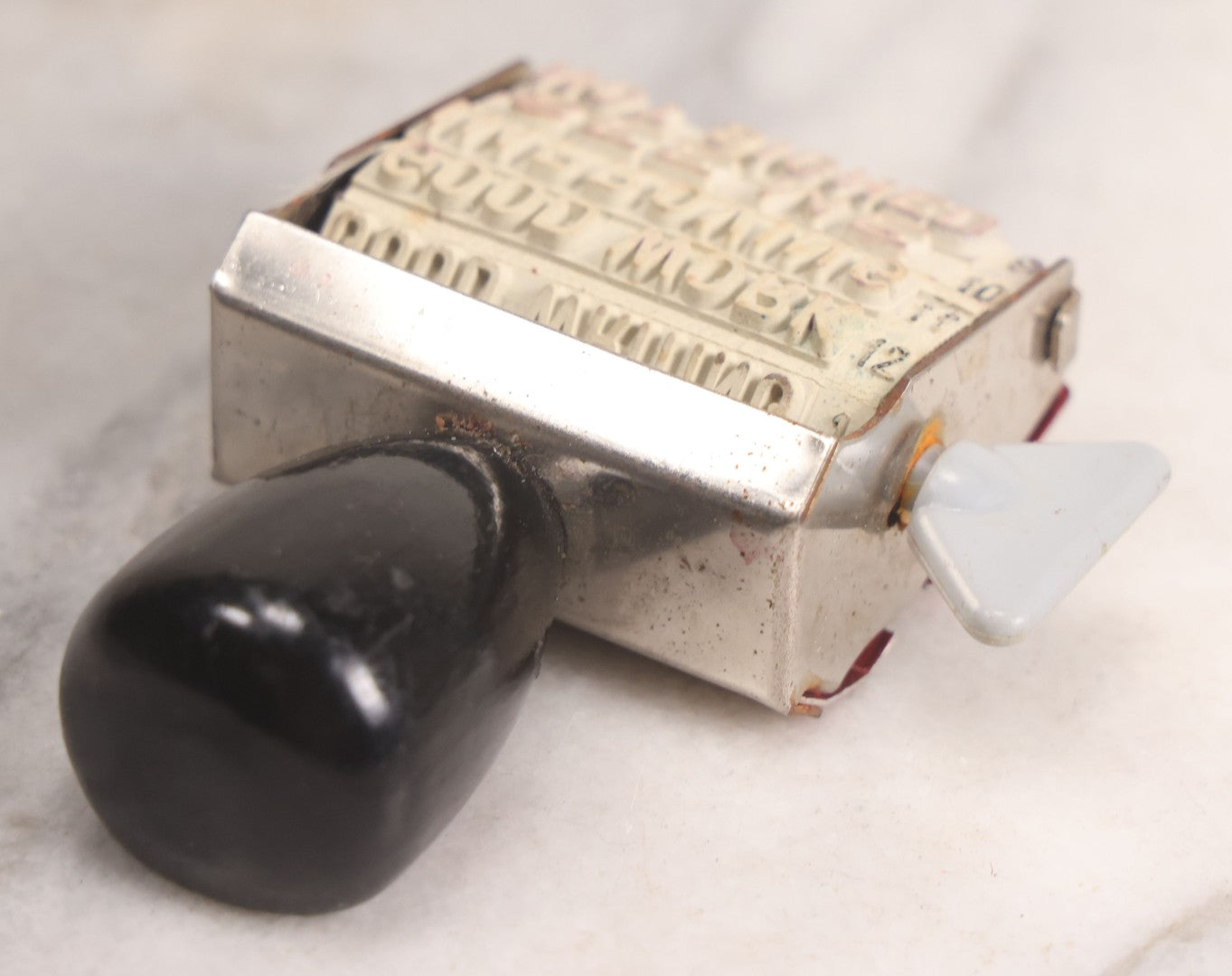 Lot 225 - Vintage Trodat 12-In-1 Teacher's Grading Stamp, "Poor Writing" To "Excellent Work," Made In Austria