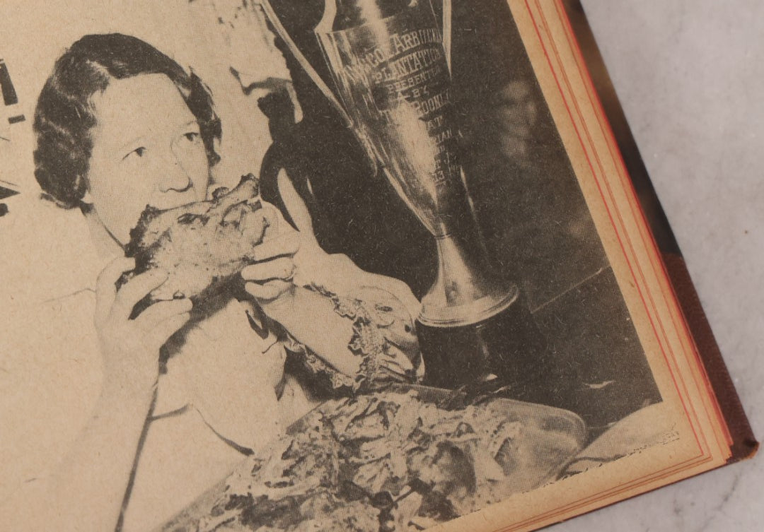 Lot 227 - Pair Of Vintage Danish Magazines "Moderne Ungdom" ("Modern Youth") Hardcover Compendium Volumes For 1936 And 1937