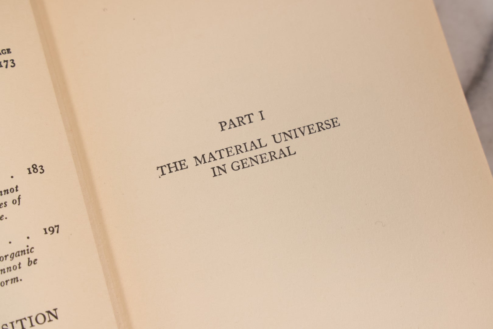 Lot 231 - "Cosmology: A Text For Colleges" Vintage Cosmology Textbook By J. A. McWilliams, Published By The Macmillan Company, New York, 1938