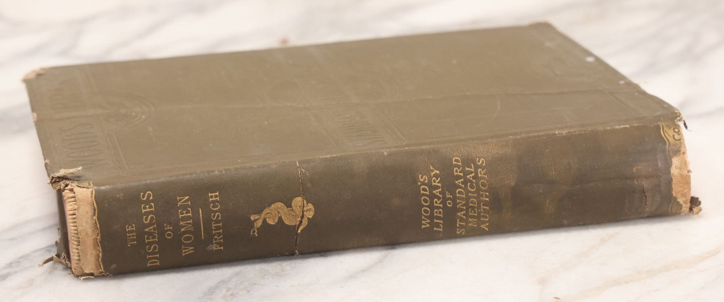 Lot 233 - "The Diseases Of Women" Antique Gynecology And Obstetrics Medical Book By Heinrich Fritsch, Translated By Isidor Furst, Published By William Wood & Company, New York, 1883, With 159 Wood Engravings
