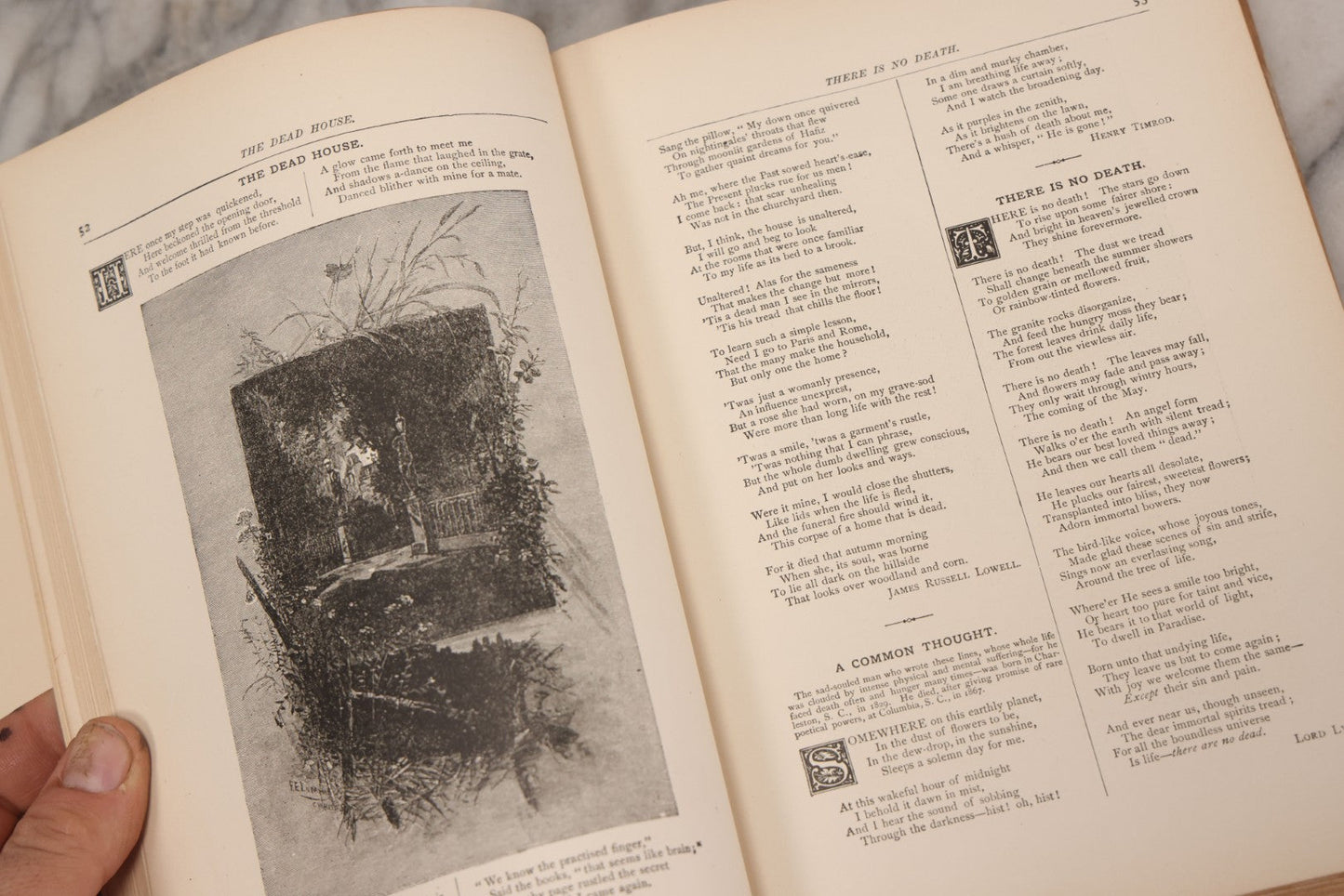 Lot 234 - "Immortal Treasures" Antique Illustrated Literature, Art, And Song Anthology Book With Engraved Plates, Published By J. H. Moore & Co., Chicago, Illinois, & Philadelphia, Pennsylvania, 1885, Note Covers Detached