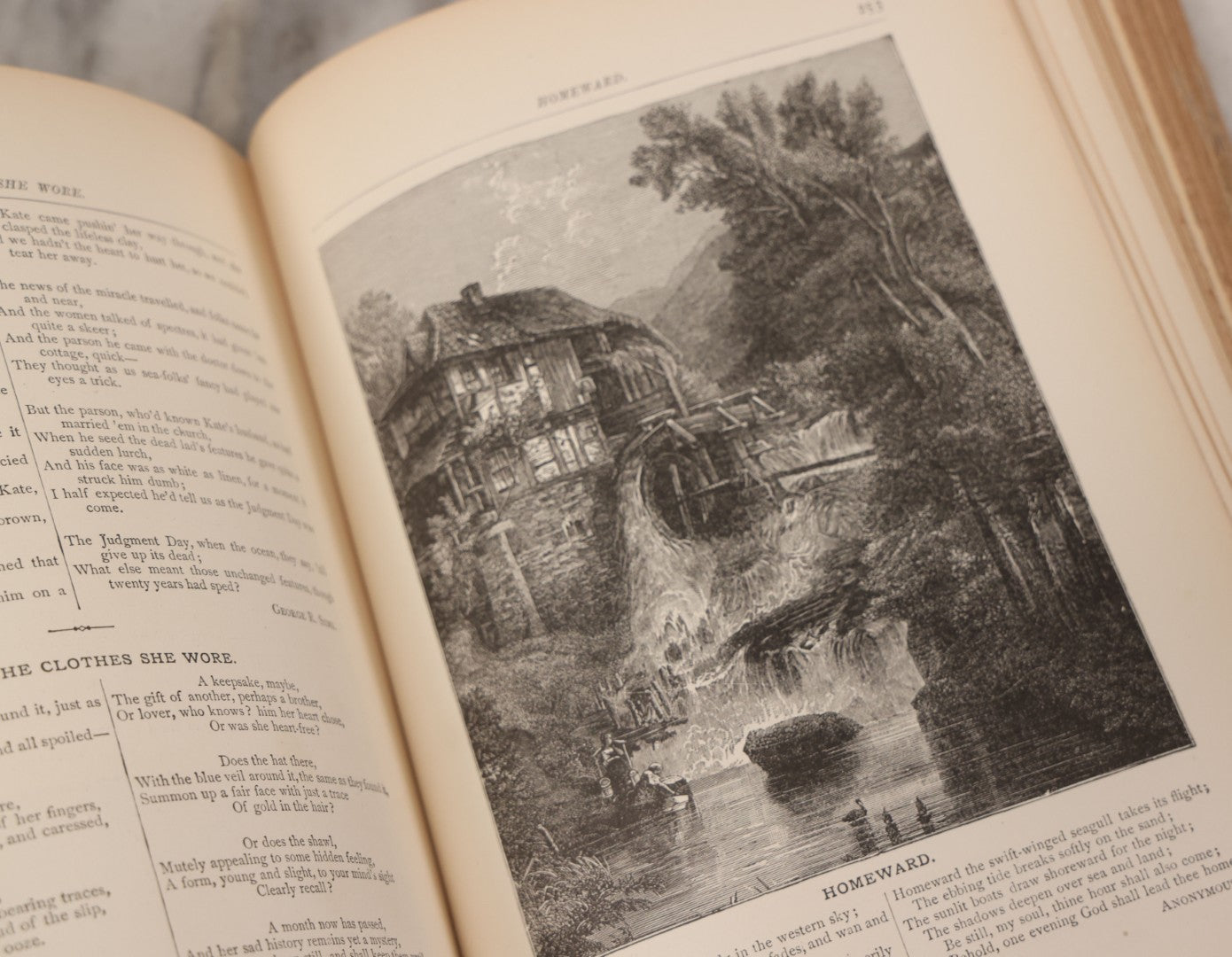 Lot 234 - "Immortal Treasures" Antique Illustrated Literature, Art, And Song Anthology Book With Engraved Plates, Published By J. H. Moore & Co., Chicago, Illinois, & Philadelphia, Pennsylvania, 1885, Note Covers Detached
