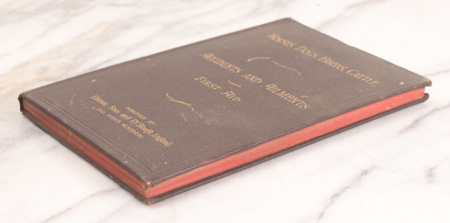 Lot 235 - "Elliman's Embrocation" Antique Veterinary First Aid Booklet For Horses, Dogs, Birds, Cattle, Published By Elliman, Sons & Co., Slough, England, 1902