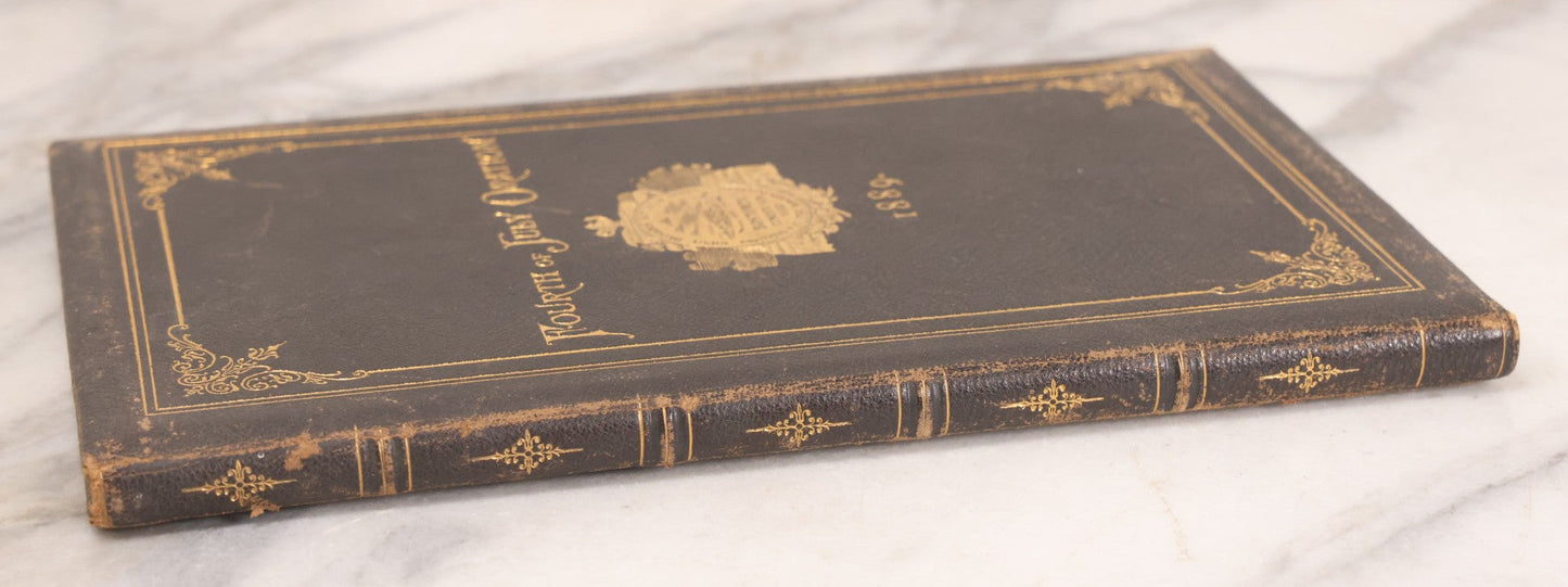 Lot 237 - "Fourth Of July Oration" Antique Boston City Council Speech Booklet By Gen. John L. Swift, Printed By Order Of The City Council, Boston, Massachusetts, 1889