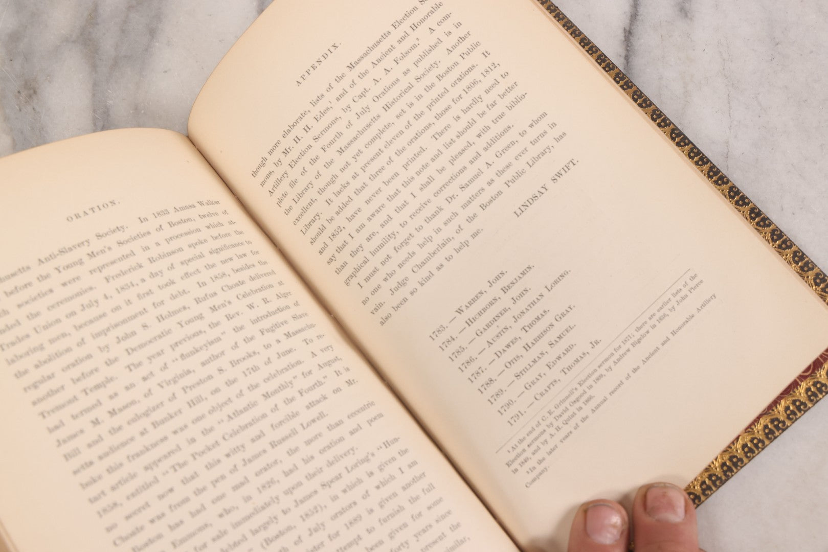 Lot 237 - "Fourth Of July Oration" Antique Boston City Council Speech Booklet By Gen. John L. Swift, Printed By Order Of The City Council, Boston, Massachusetts, 1889