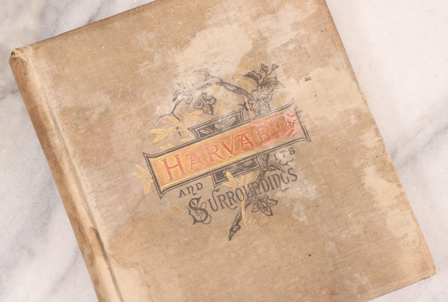 Lot 238 - "Harvard And Its Surroundings" Antique Illustrated Harvard College, Cambridge, Massachusetts Book By Moses King, Copiously Illustrated With Albertypes And Engravings, 1882