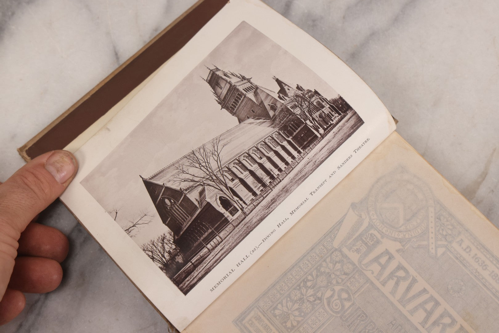 Lot 238 - "Harvard And Its Surroundings" Antique Illustrated Harvard College, Cambridge, Massachusetts Book By Moses King, Copiously Illustrated With Albertypes And Engravings, 1882