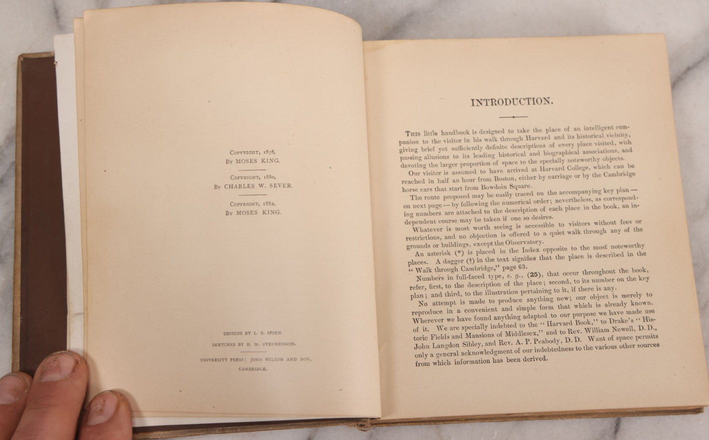 Lot 238 - "Harvard And Its Surroundings" Antique Illustrated Harvard College, Cambridge, Massachusetts Book By Moses King, Copiously Illustrated With Albertypes And Engravings, 1882