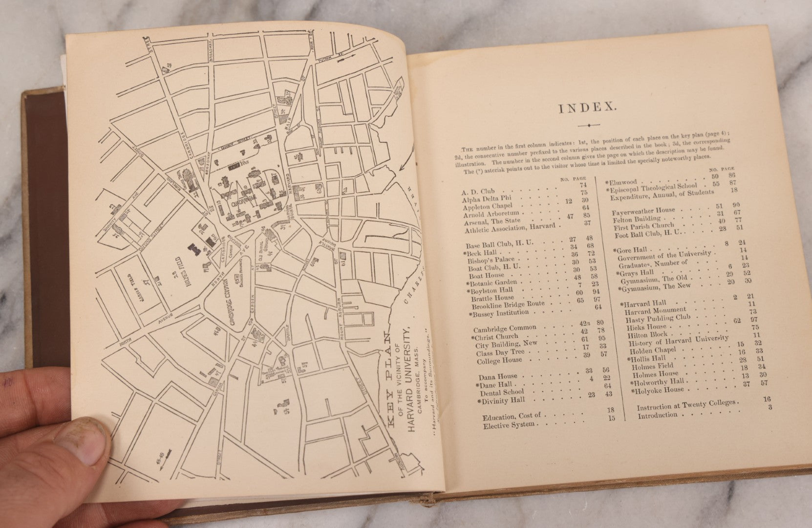 Lot 238 - "Harvard And Its Surroundings" Antique Illustrated Harvard College, Cambridge, Massachusetts Book By Moses King, Copiously Illustrated With Albertypes And Engravings, 1882