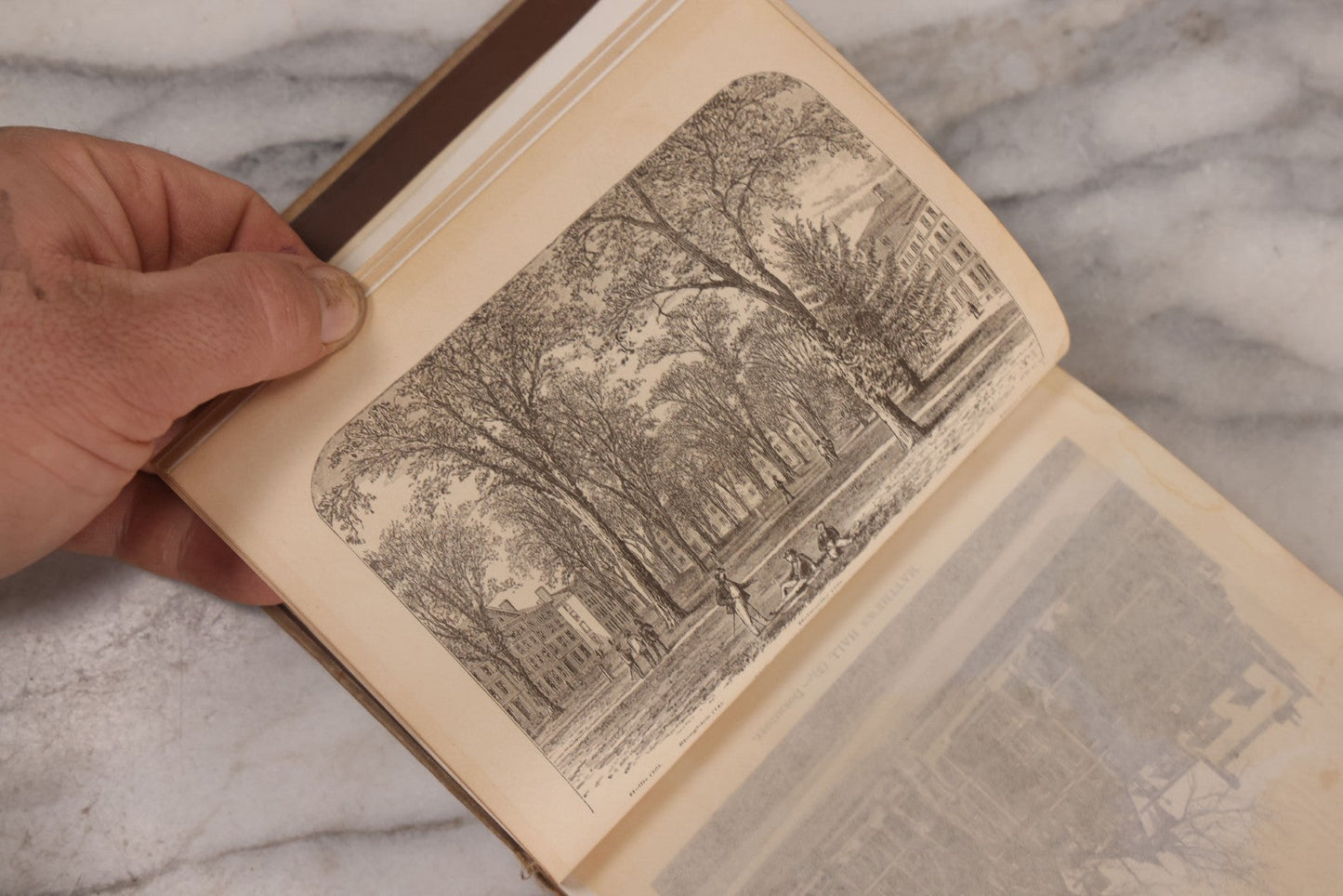 Lot 238 - "Harvard And Its Surroundings" Antique Illustrated Harvard College, Cambridge, Massachusetts Book By Moses King, Copiously Illustrated With Albertypes And Engravings, 1882