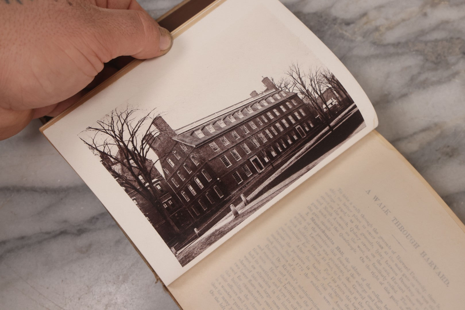 Lot 238 - "Harvard And Its Surroundings" Antique Illustrated Harvard College, Cambridge, Massachusetts Book By Moses King, Copiously Illustrated With Albertypes And Engravings, 1882