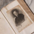Lot 239 - "Wesleyan Portraits" Antique Bound Volume Of Pasted-In Engraved Reverend Portraits, Including Rev. Jeremiah Burnett, With Marbled Endpapers And Bookplate For Katie C. Mullikin, Volume II