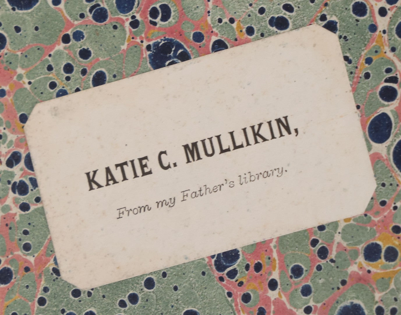 Lot 239 - "Wesleyan Portraits" Antique Bound Volume Of Pasted-In Engraved Reverend Portraits, Including Rev. Jeremiah Burnett, With Marbled Endpapers And Bookplate For Katie C. Mullikin, Volume II