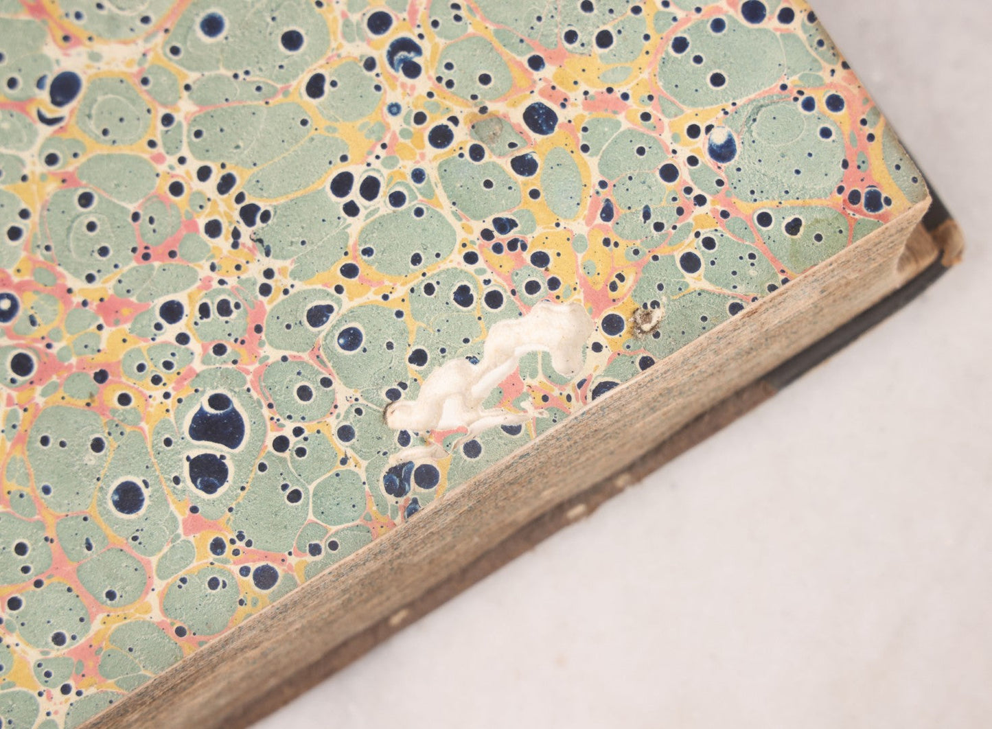 Lot 239 - "Wesleyan Portraits" Antique Bound Volume Of Pasted-In Engraved Reverend Portraits, Including Rev. Jeremiah Burnett, With Marbled Endpapers And Bookplate For Katie C. Mullikin, Volume II