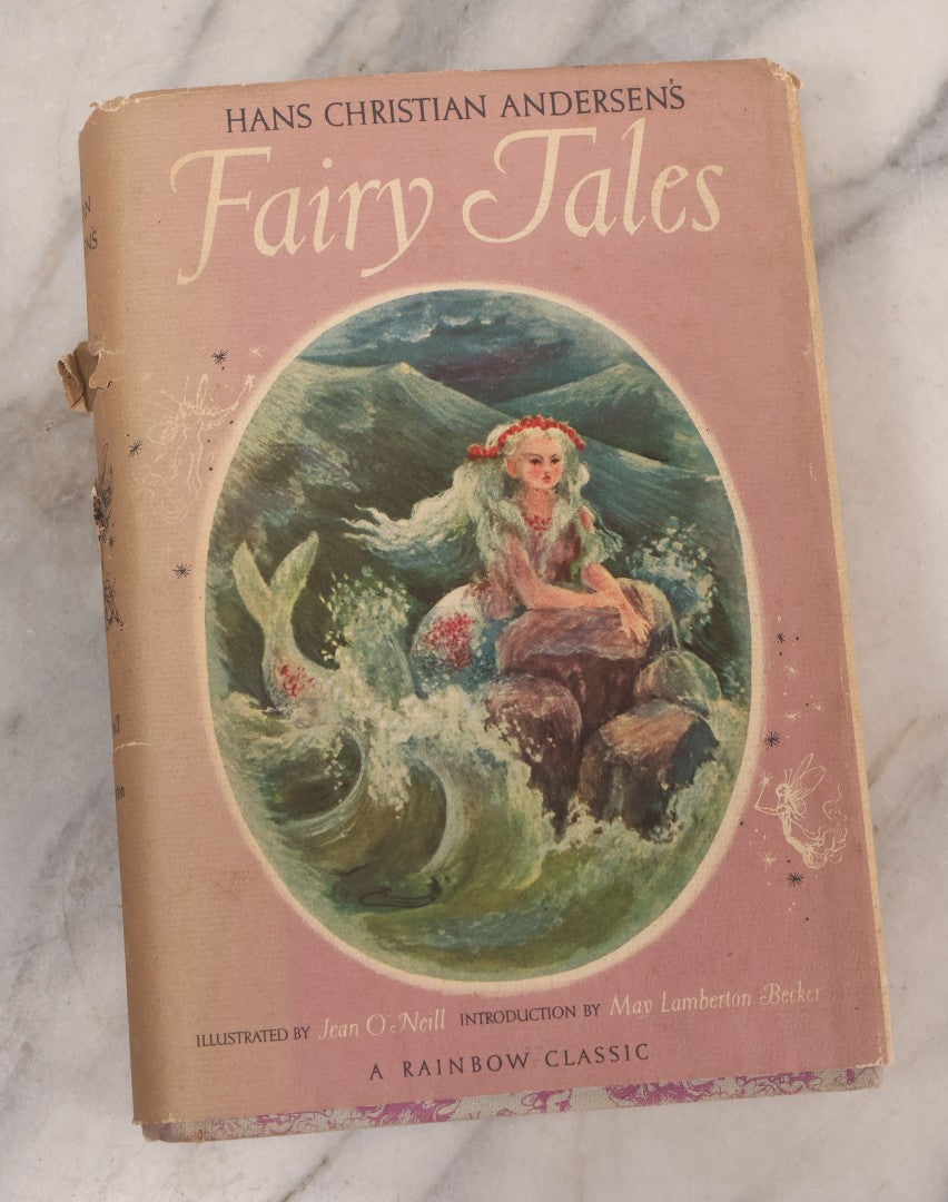 Lot 243 - "Hans Christian Andersen's Fairy Tales" Vintage Children's Book By Hans Christian Andersen, Illustrated By Jean O'Neill, Introduction By May Lamberton Becker, Published By The World Publishing Company, Cleveland And New York, 1946