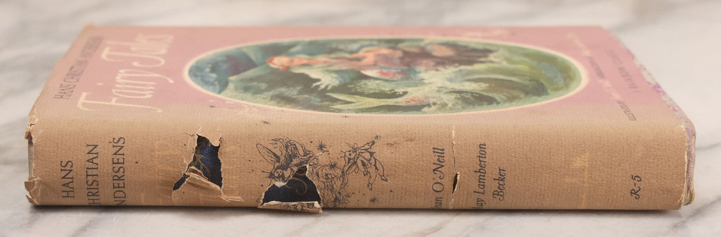 Lot 243 - "Hans Christian Andersen's Fairy Tales" Vintage Children's Book By Hans Christian Andersen, Illustrated By Jean O'Neill, Introduction By May Lamberton Becker, Published By The World Publishing Company, Cleveland And New York, 1946