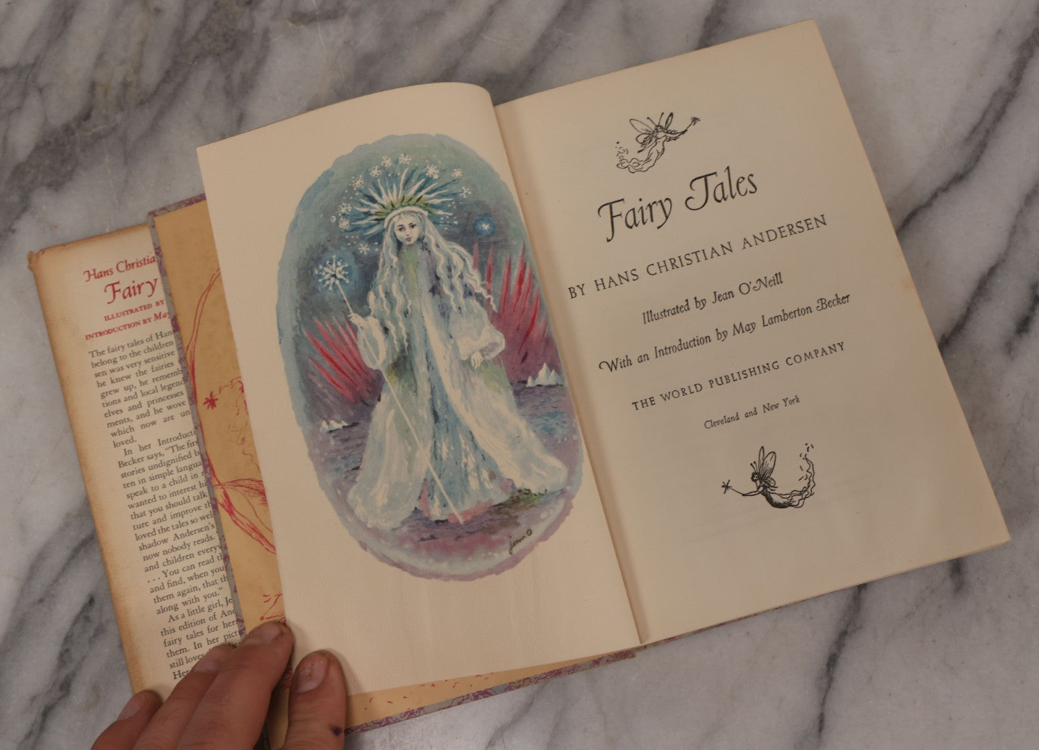 Lot 243 - "Hans Christian Andersen's Fairy Tales" Vintage Children's Book By Hans Christian Andersen, Illustrated By Jean O'Neill, Introduction By May Lamberton Becker, Published By The World Publishing Company, Cleveland And New York, 1946