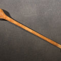 Lot 033 - Vintage Folk Art Hand-Carved And Painted Wooden Spoon With Figural Handle Of A Man In A Blue Cap And Red Jacket, 6-3/4" L