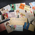 Lot 093 - Grouping Of 15 Antique And Vintage Advertising Blotters And Cards With Pin-Up And Female Portrait Illustrations Including Earl Moran, Gil Elvgren, And George T. Tobin, Brown & Bigelow