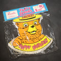 Lot 097 - Vintage Smokey Bear "Happy Birthday" Paper Party Hat Set Of Six, "Prevent Forest Fires!" Brim, Reed's Party Favors, C.A. Reed Co., Williamsport, Pennsylvania, Sealed, Original 98-Cent Price Tag