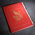 Lot 098 - "Animal World" Antique 1901 R.S.P.C.A. Royal Society For The Prevention Of Cruelty To Animals Bound Annual Compendium, Red Cloth With Gold-Stamped Bird, Presentation Copy To Sarah Duncan, Liverpool Branch, April 1902