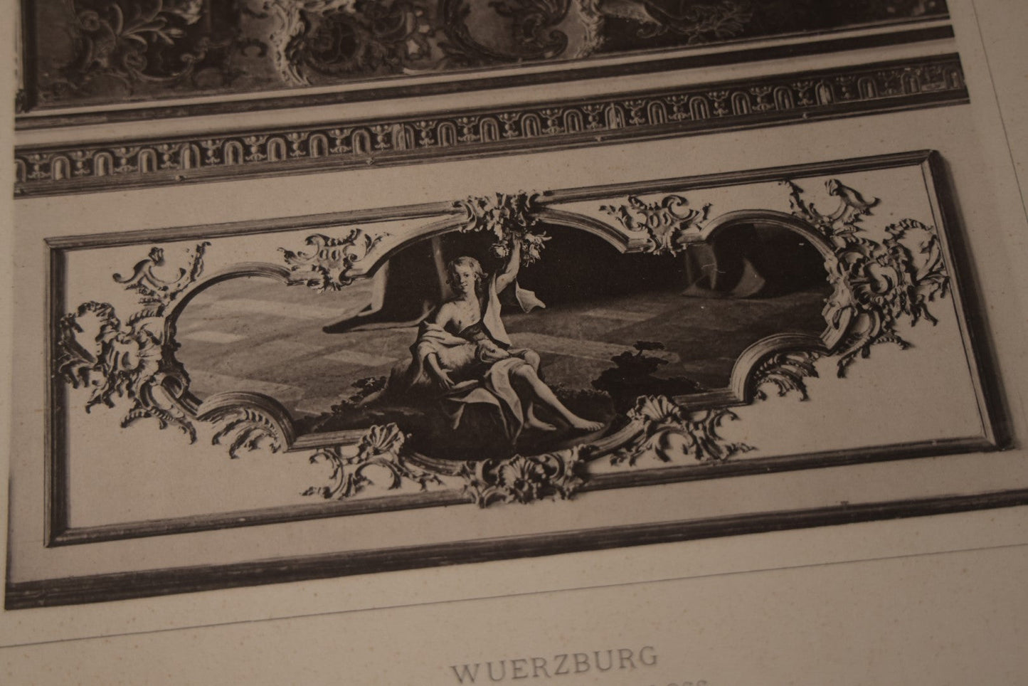 The Baroque And Rococo-Ornament Germany Antique Folio Four Volume Art Book Set, Published By Dr. Cornelius Gurlitt, 1889, Missing One Page, Otherwise Complete