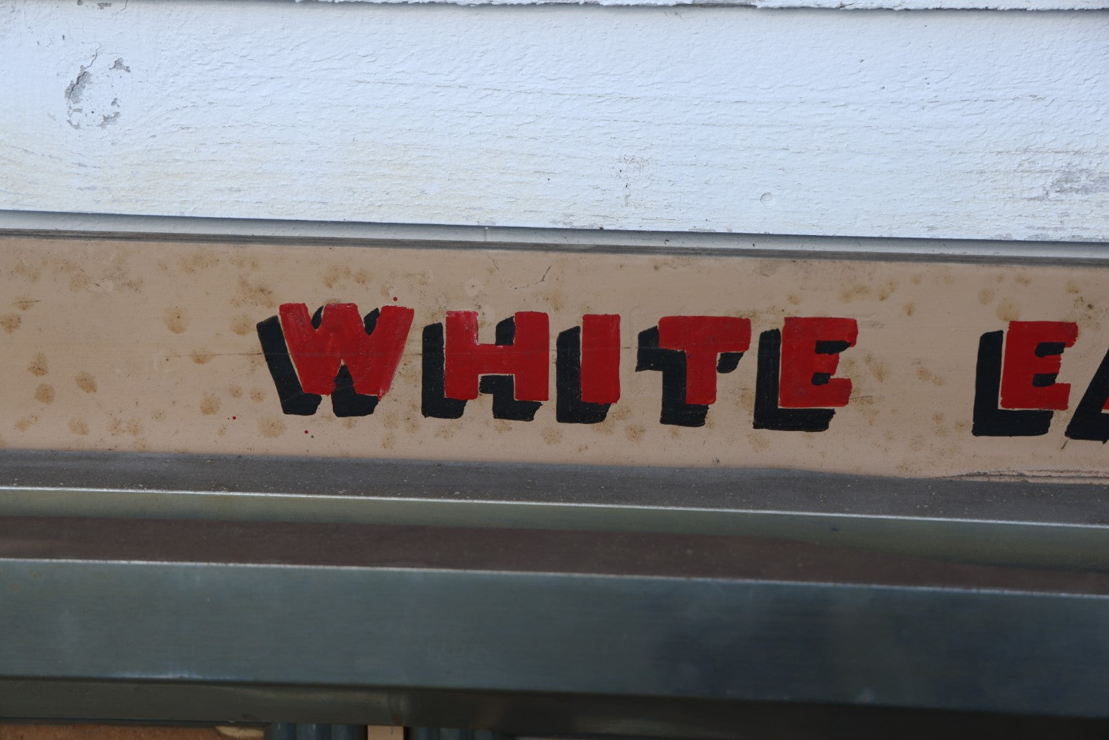 Vintage Hand Painted White Eagle News Glass Window Lighted News Board, Likely From Eagle Cafe, Woonsocket, Rhode Island, Social Club Or Fraternity, Circa 1960