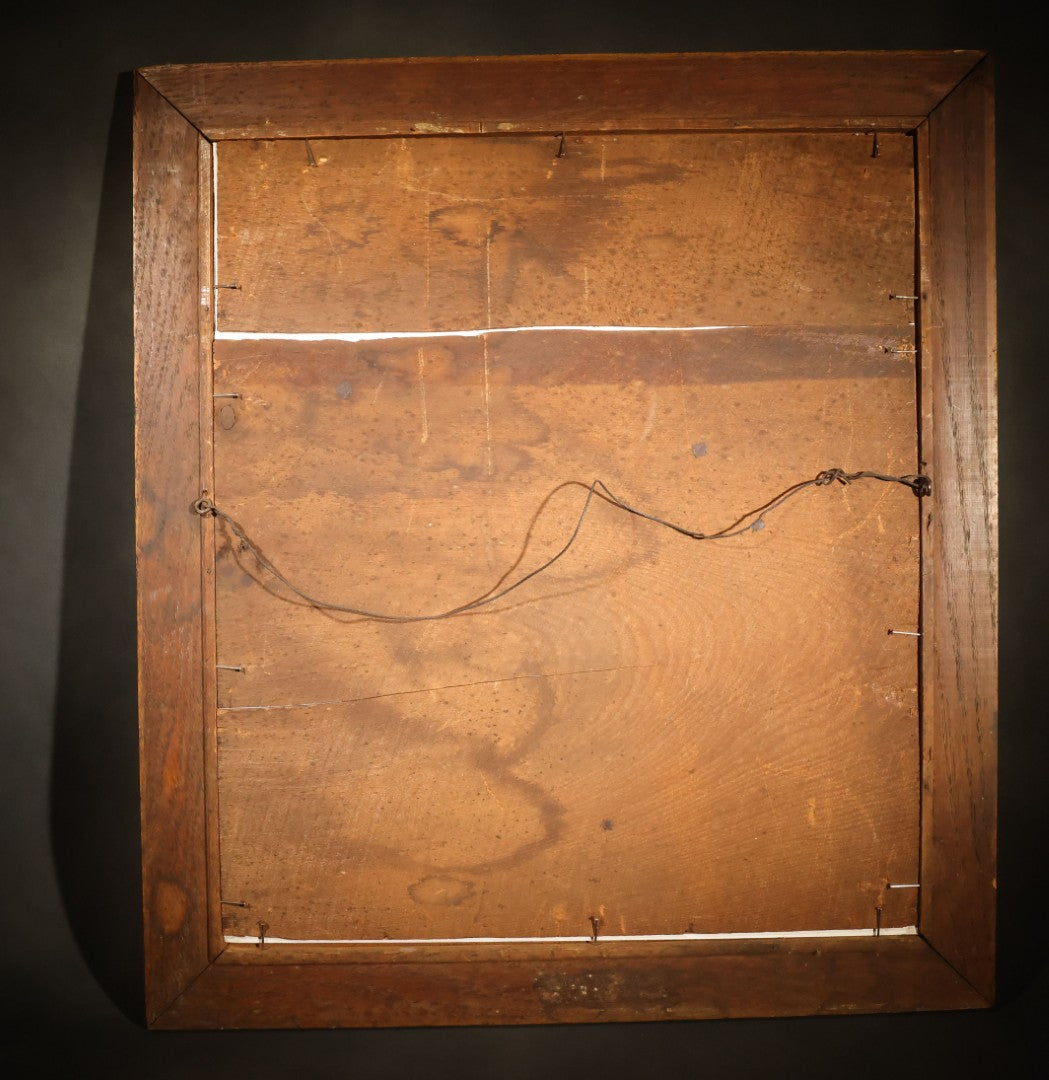 Antique I.O.O.F. Odd Fellows "Our Motto" Chromolithograph Print with All-Seeing Eye, Heart in Hand Symbols, by J.W. Dorrington, Copyright 1888, Published by Fitchburg Chromo Co., Fitchburg, Massachusetts, Framed