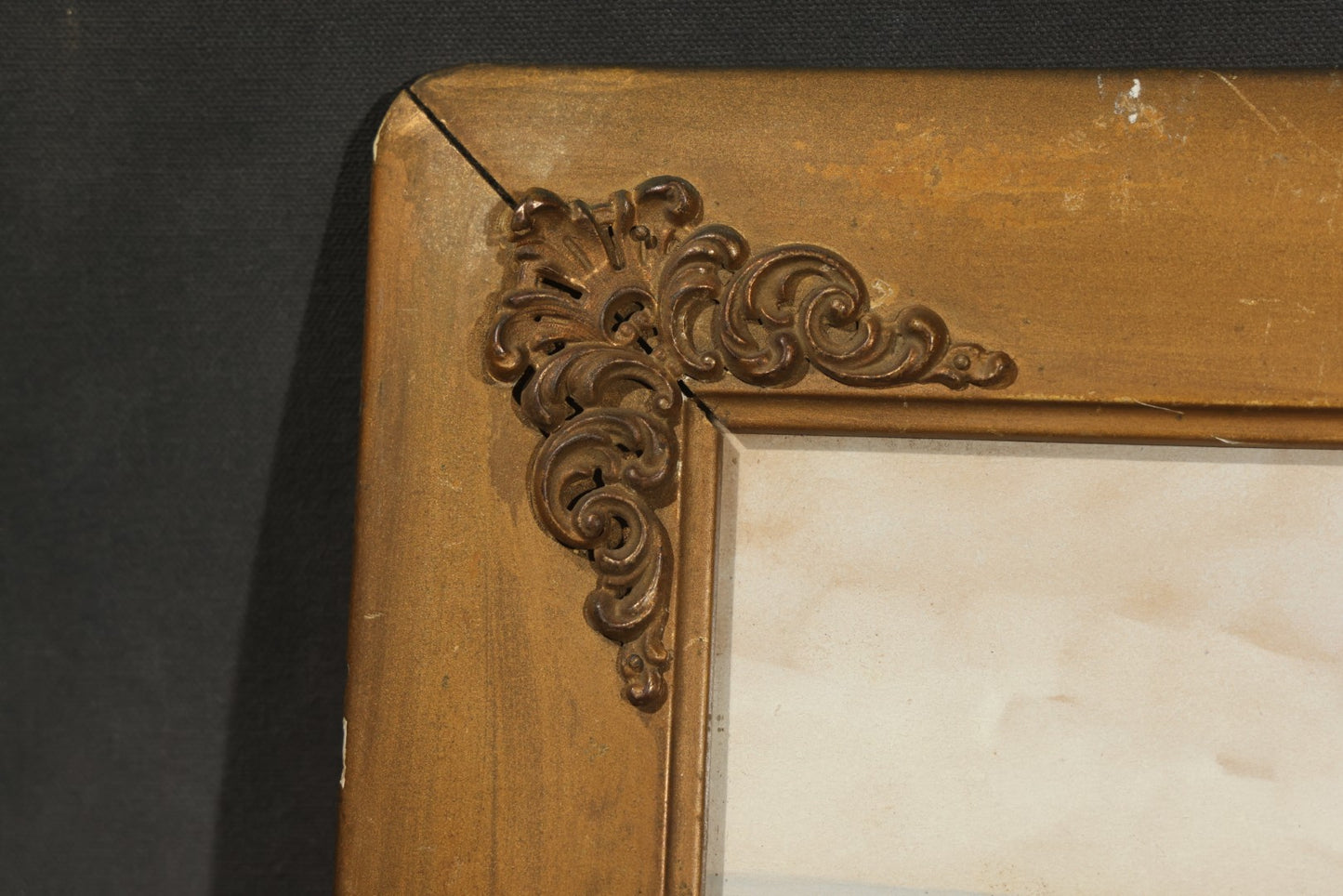 Antique Framed Watercolor Painting on Paper, Rocky Coastal Scene with Sailboats and Birds, Signed E. Fritch