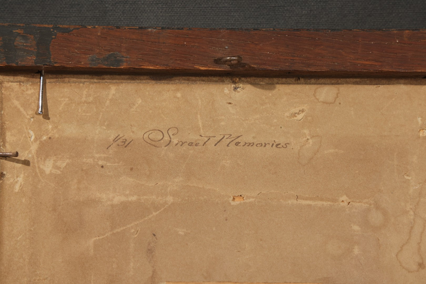 Antique "Art-Relievo" Embossed Paper Photograph, "Sweet Memories" no. 431, Classical Draped Female Figure, Alfred S. Campbell Art Company, New Jersey