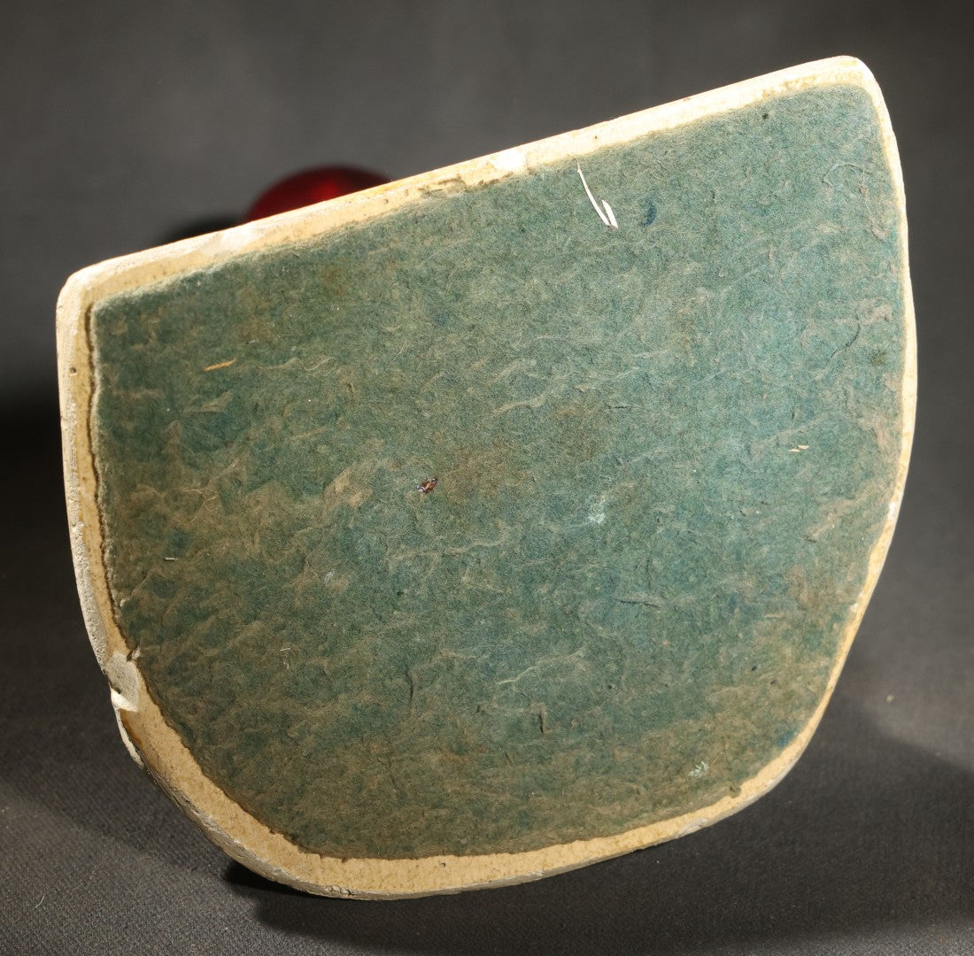 Vintage Carstairs White Seal Whiskey "the Perfectly Balanced Blend" Chalkware Advertising Figure, Seal Balancing a Translucent Red Ball