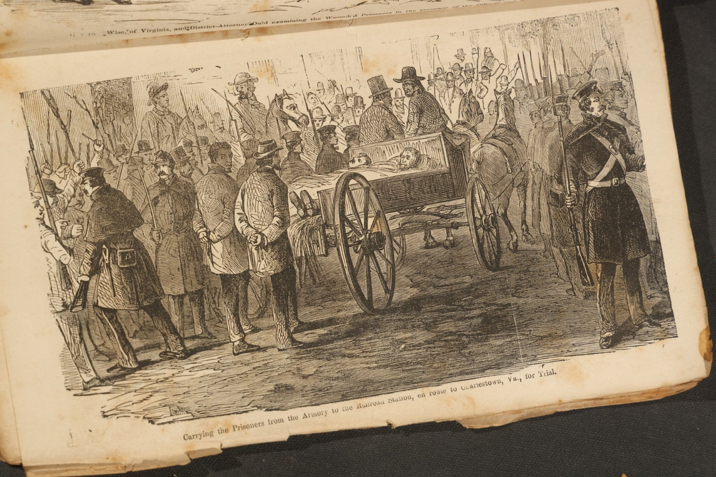 "the Life, Trial and Execution of Capt. John Brown" Antique Soft Cover Booklet, New Edition with Additions, Insurrection at Harper's Ferry, Published by Robert M. De Witt, 160 & 162 Nassau Street, New York, 1859