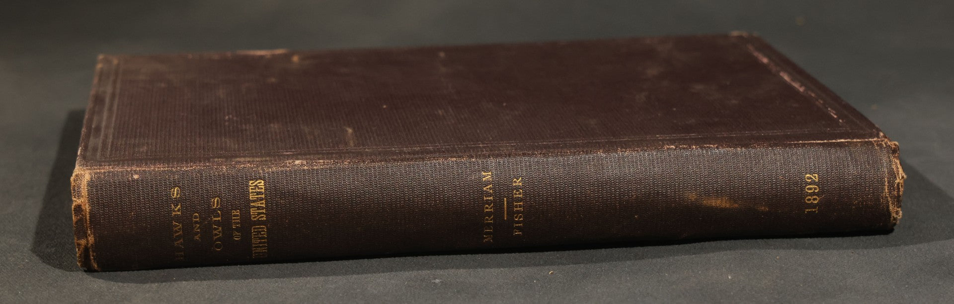 "The Hawks and Owls of the United States in Their Relation to Agriculture" Antique Illustrated Ornithology Book by A.K. Fisher, M.D., U.S. Department of Agriculture Bulletin no. 3, Published by Government Printing Office, Washington, 1893