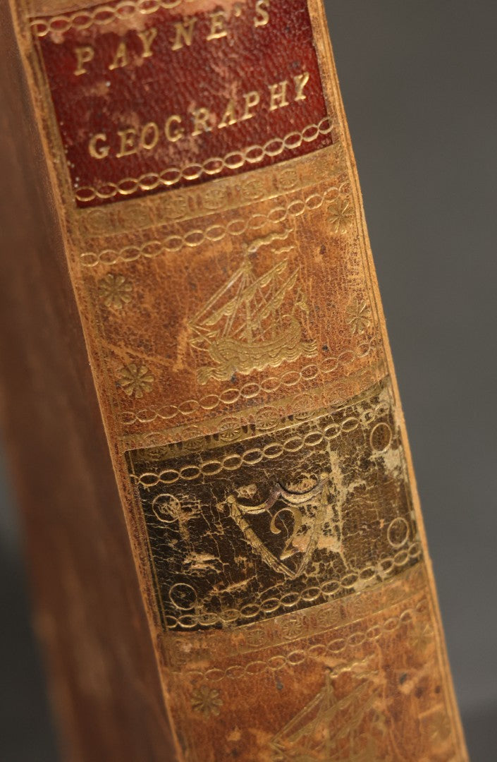 "A New and Complete System of Universal Geography" Antique Geography Book, Vol. II, "Of Africa in General," by John Payne, Illustrated with Maps and Plates, Published by John Low at the Shakespeares Head, New York, 1799