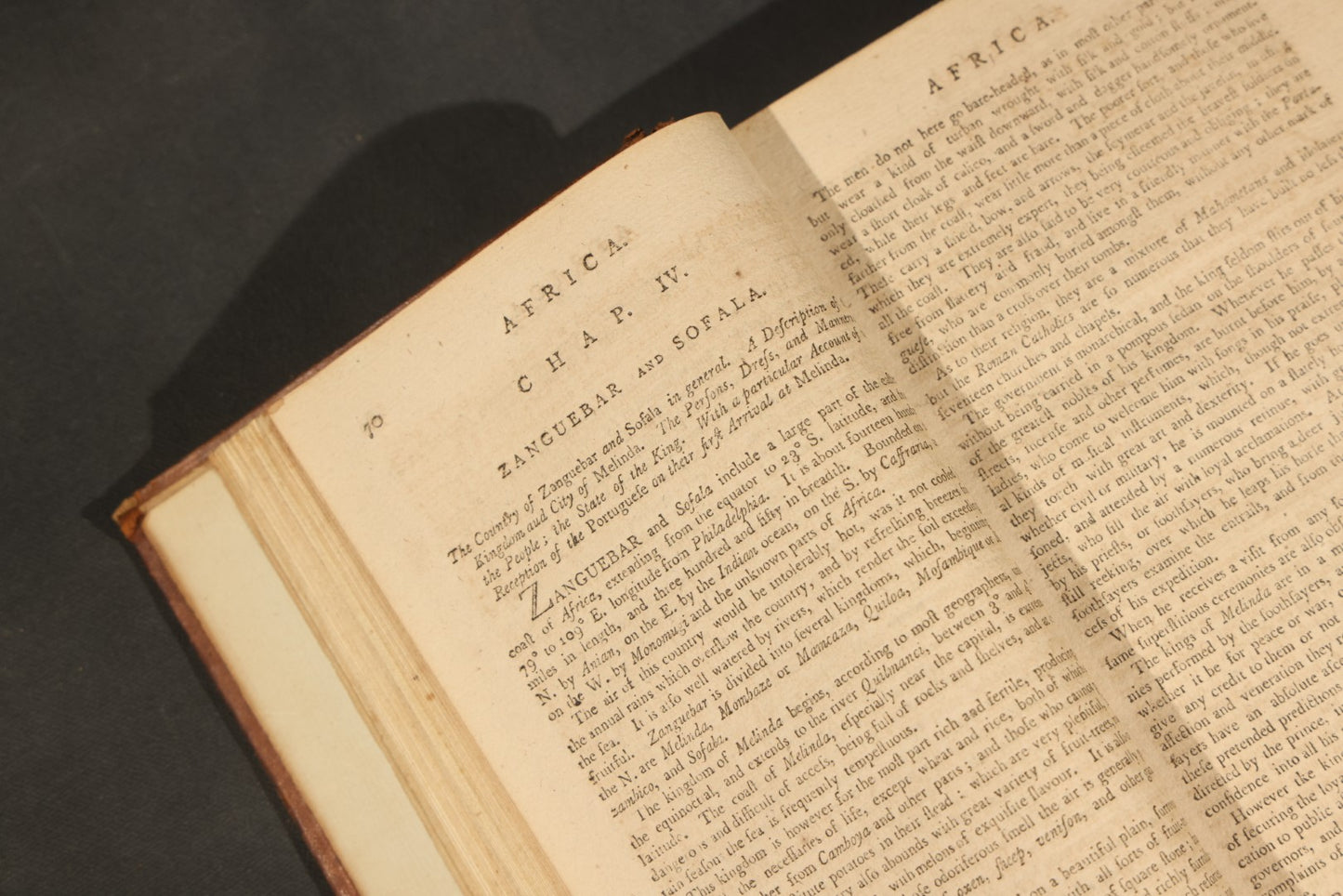"A New and Complete System of Universal Geography" Antique Geography Book, Vol. II, "Of Africa in General," by John Payne, Illustrated with Maps and Plates, Published by John Low at the Shakespeares Head, New York, 1799