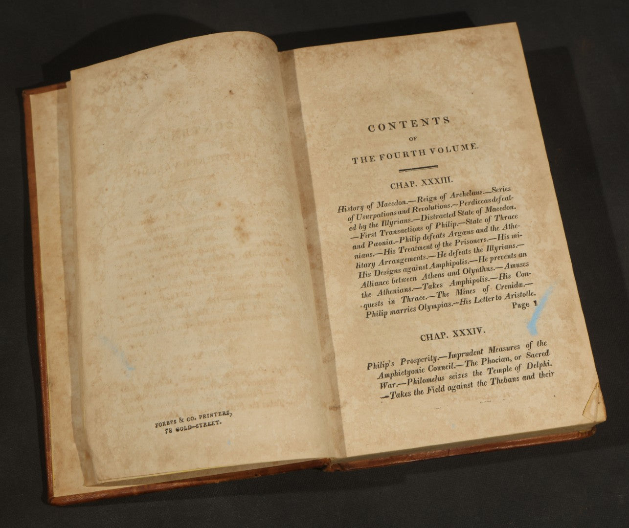 "The History of Ancient Greece, Its Colonies, and Conquests" Antique History Books, Volumes III and IV, by John Gillies, Published by R. M'dermut & D.D. Arden, no. 1 City-Hotel, Broadway, New York, 1814
